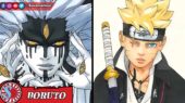 Momoshiki dan Boruto di Manga Boruto Two Blue Vortex