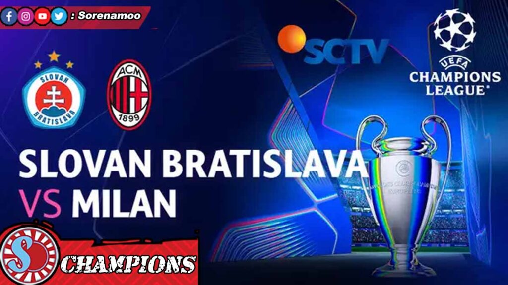 Slovan Bratislava mengundang AC Milan Liga Champions 2024