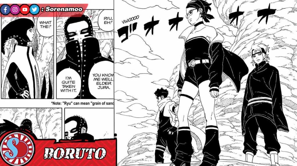 Boruto Two Blue Vortex Matsuri Ryu Sarada Mitsuki Konohamaru