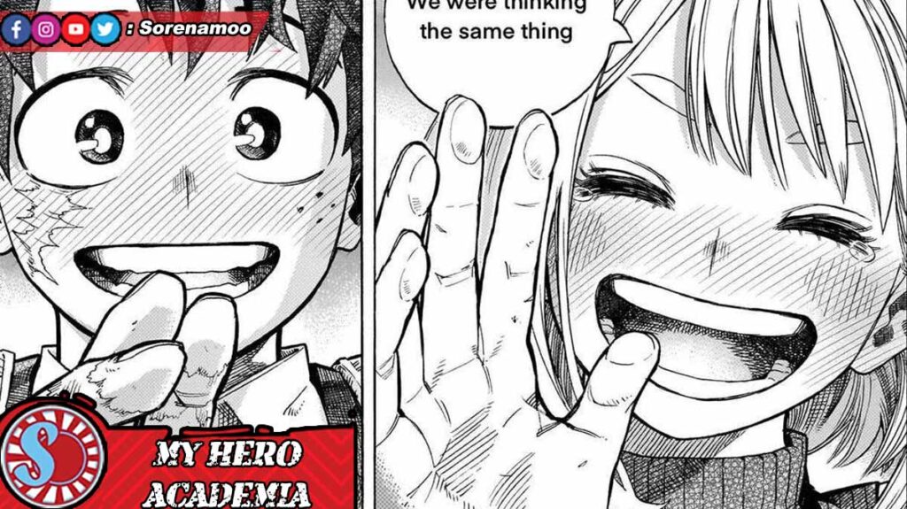 Deku dan Ochaco Manga My Hero Academia Chapter 431