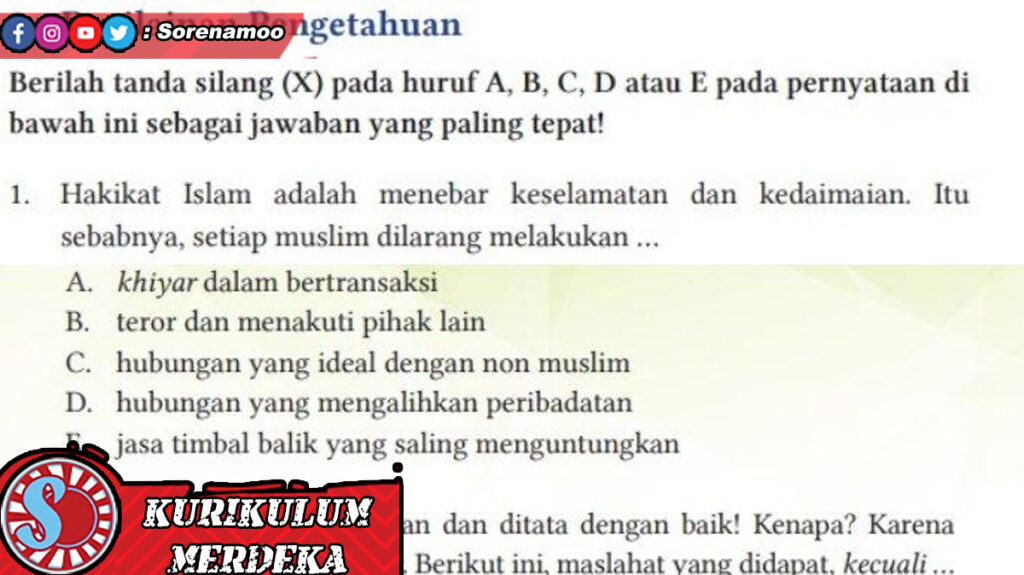 Kurikulum Merdeka PAI Kelas 11 SMA Halaman 62