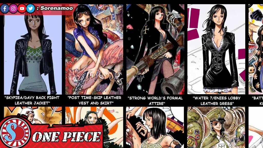 Nico Robin Outfit One Piece Manga