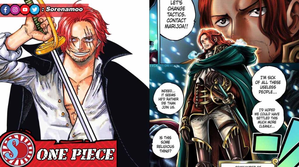 Akagami Shanks and Shamrock Figarland One Piece