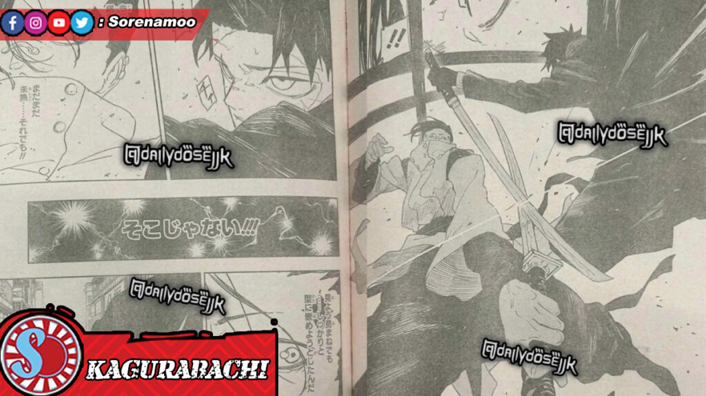 Chihiro Rokuhira vs Kuguru Raw Manga Kagurabachi Chapter 64 bahasa Indonesia