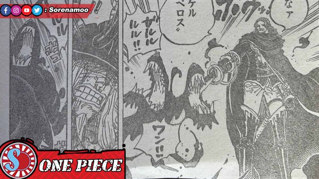 Figarland Shamrock Cerebrus vs Loki Manga One Piece Chapter 1138