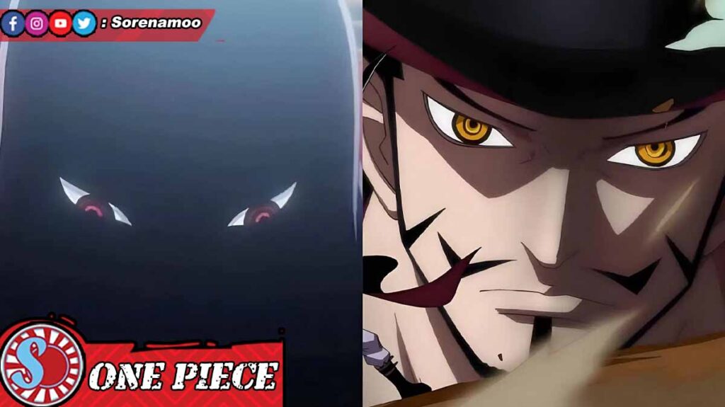 Imu and Mihawk Anime one piece