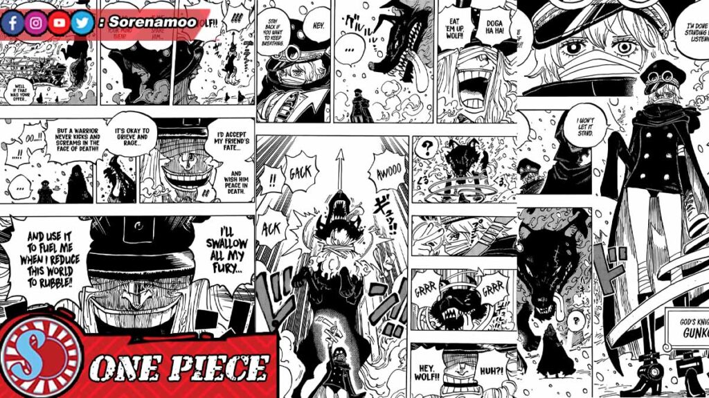Loki vs Gunko and Holy Knights Manga One Piece Chapter 1136 Sub Indo