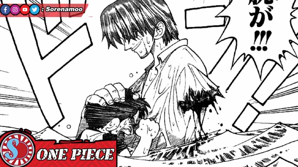 Luffy Shanks Manga One Piece
