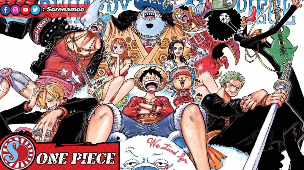 One Piece Straw Hat Pirates Color Spread Manga
