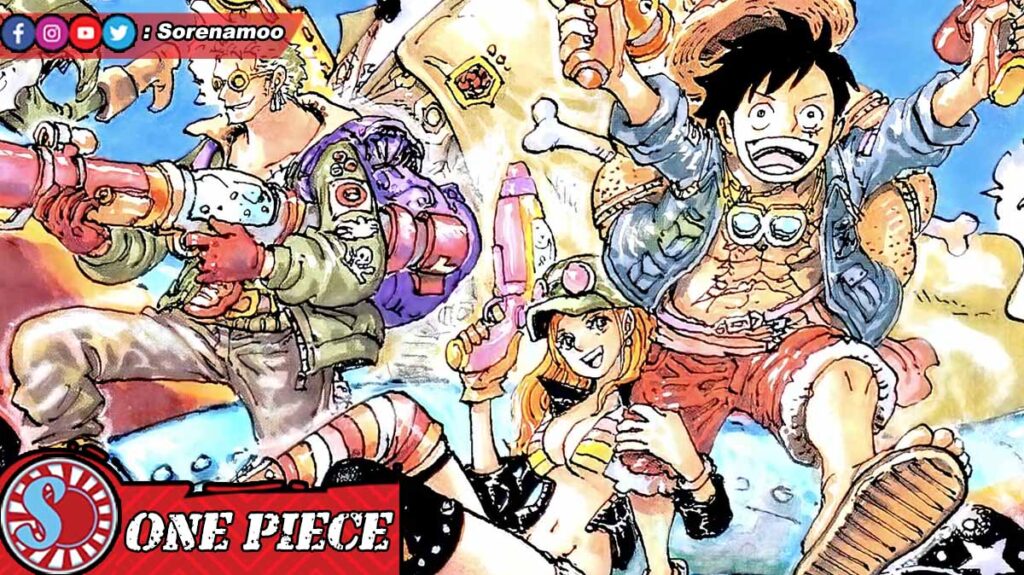 Zoro Nami Luffy Manga One Piece Color Spread