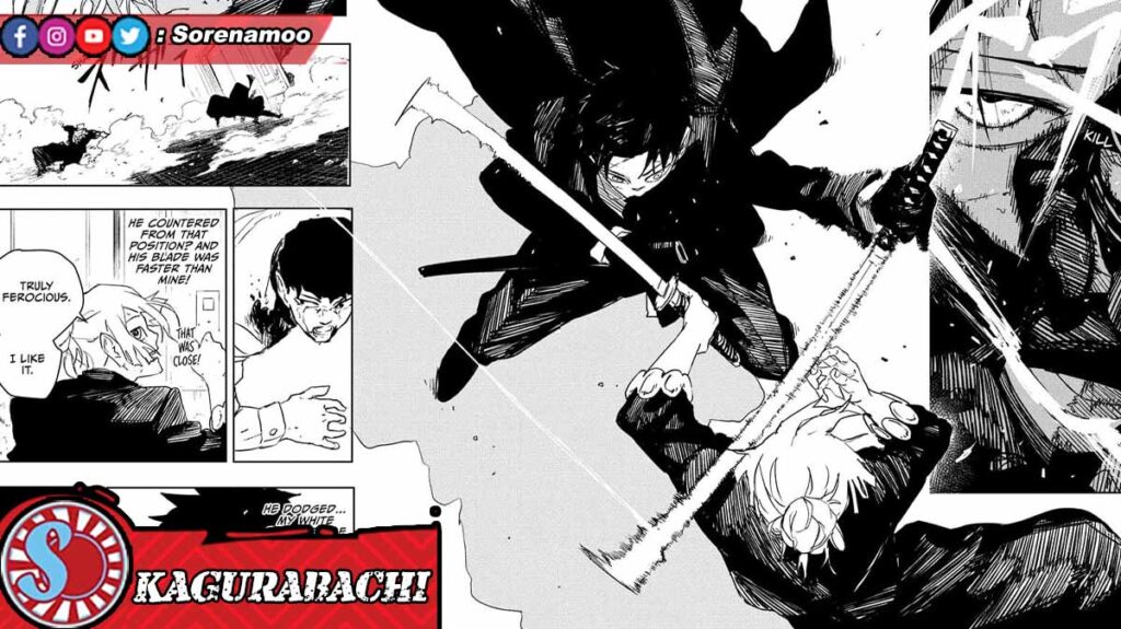 Chihiro vs Hiruhiko Manga Kagurabachi Chapter 68