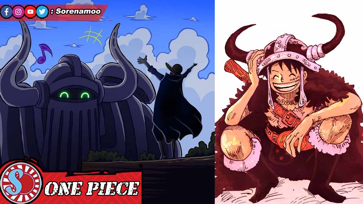 Emeth Joy Boy and Monkey D Luffy Manga One Piece