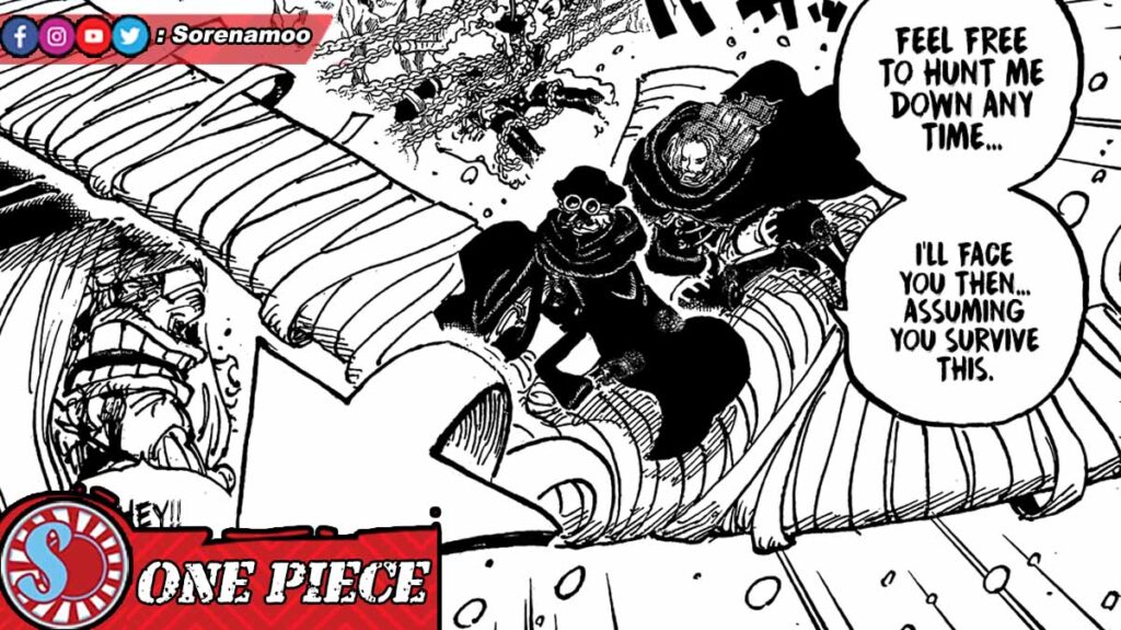 Gunko and Figarland Shamrock vs Loki Manga One Piece 1138