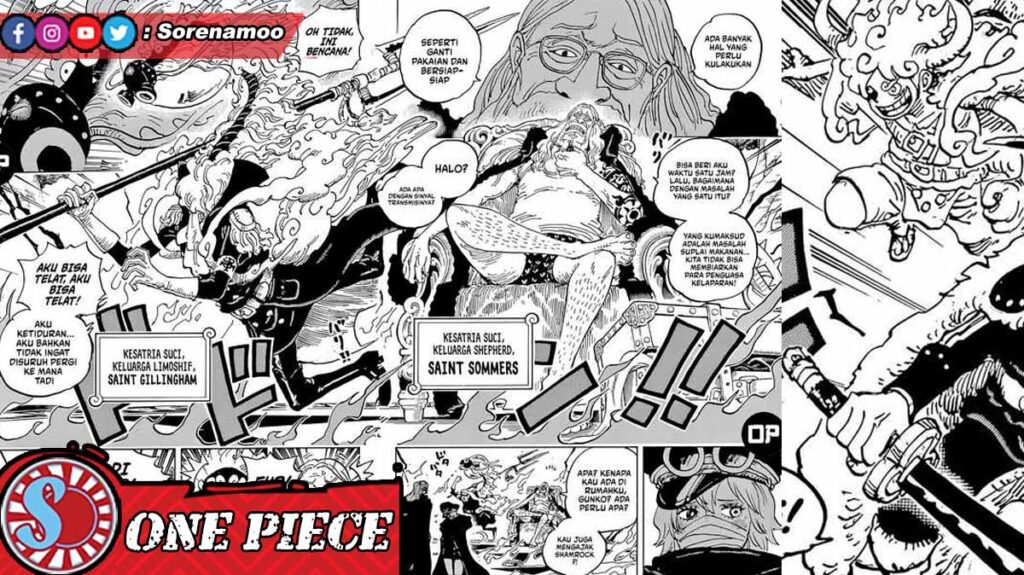 Holy Knights vs Gear 5 Luffy Manga One Piece