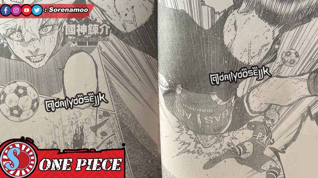 Kunigami Rensuke vs Charles Raw Manga Blue Lock Chapter 292