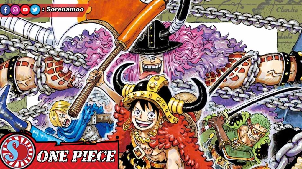Loki and Straw Hat Pirates Manga One Piece