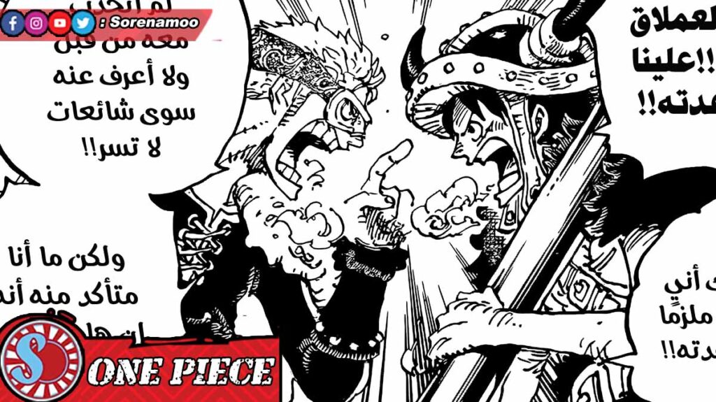 Roronoa Zoro and Monkey D Luffy Manga One Piece Chapter 1141