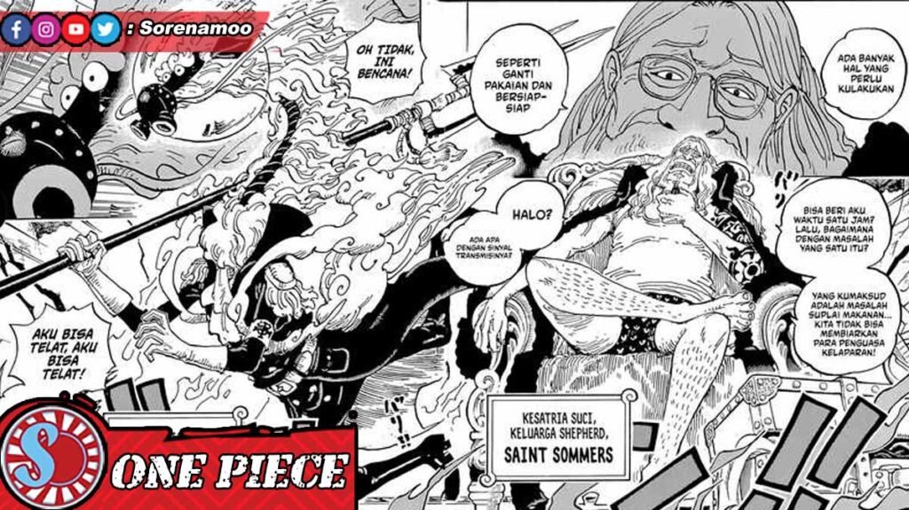 Saint Sommers and Saint Gillingham Holy Knight Manga One Piece Chapter 1140