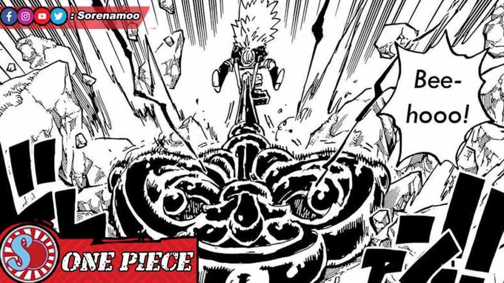 Scopper Gaban Conqueror Haki in Manga One Piece Chapter 1140