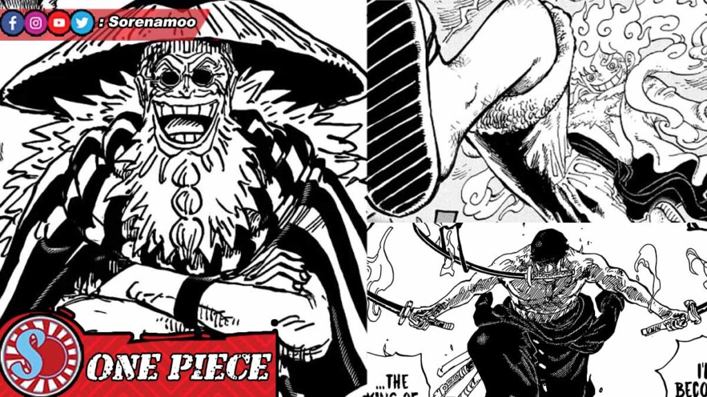 Scopper Gaban vs Gear 5 Luffy and Roronoa Zoro Manga One Piece