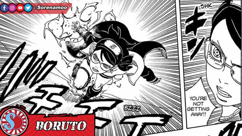 Sharingan Sarada Uchiha Manga Boruto Two Blue Vortex Chapter 19