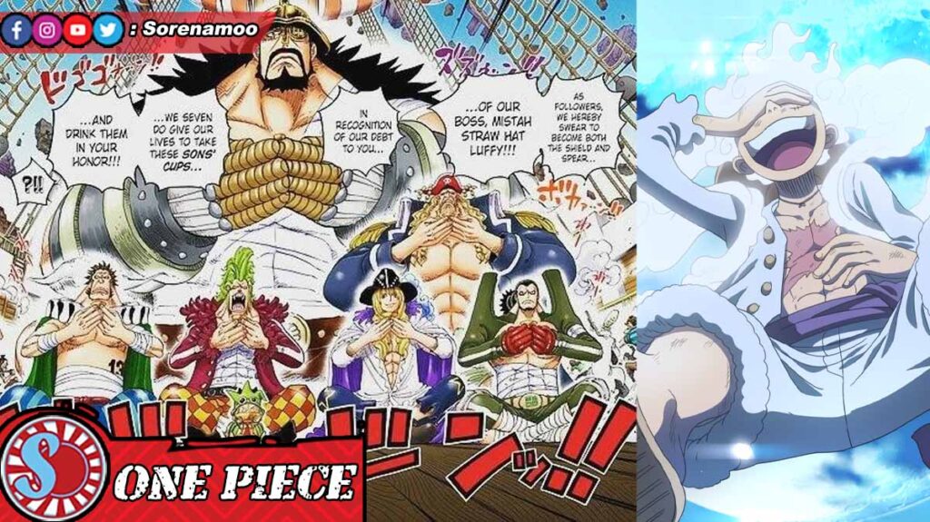 Straw Hat Grand Fleet and Gear 5 Luffy One Piece