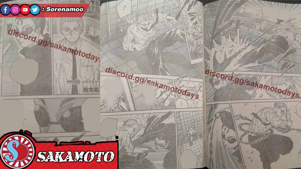 Taro Sakamoto vs Ikari Raw Manga Sakamoto Days 200