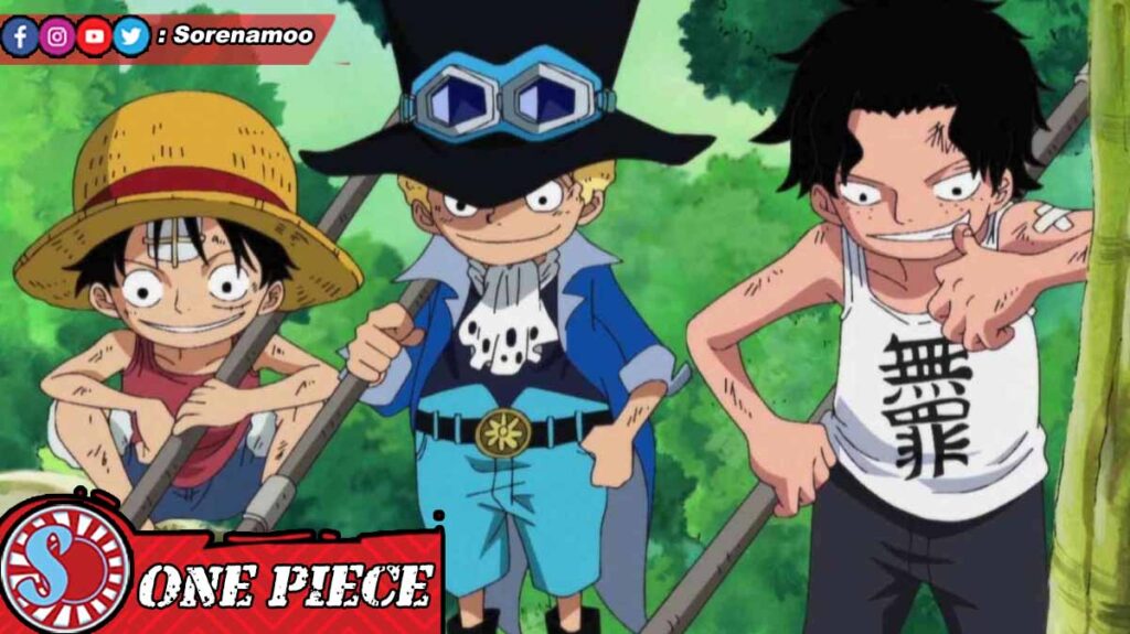 Trio Ace Sabo Luffy One Piece