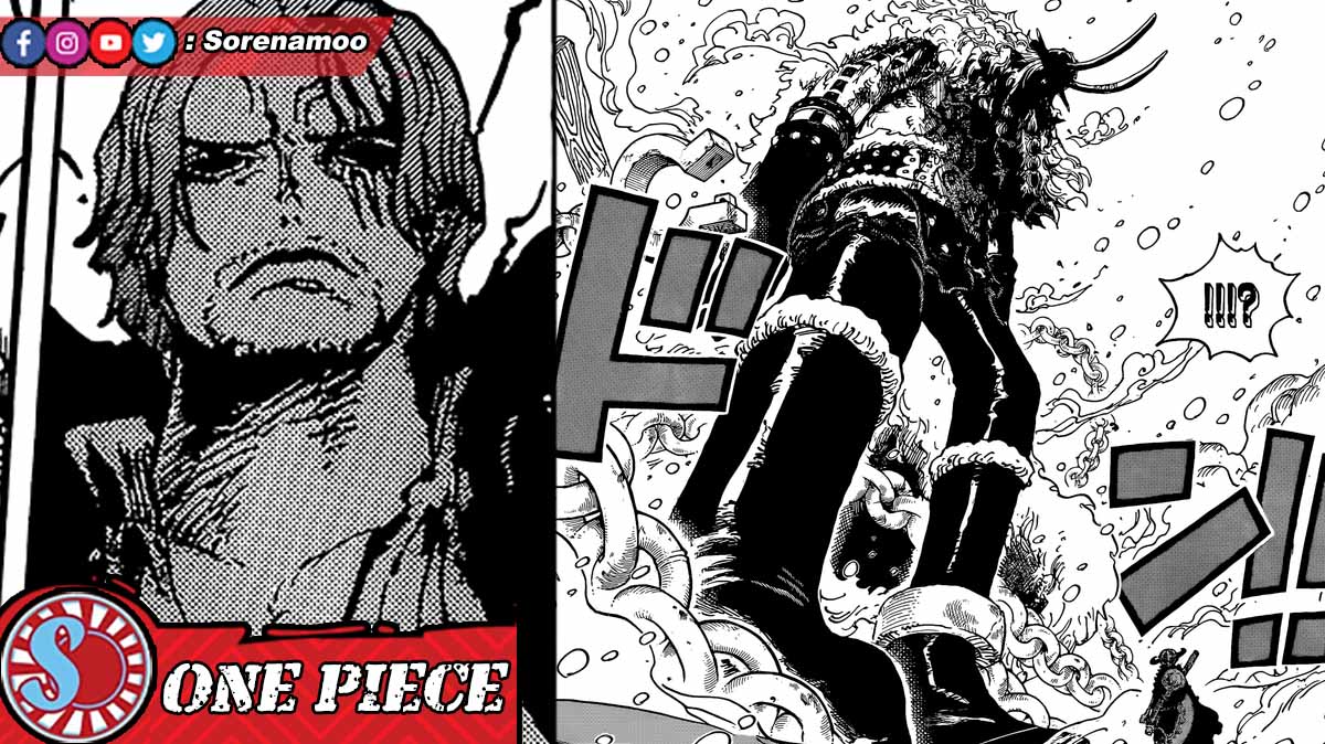 Akagami Shanks vs Loki Manga One Piece