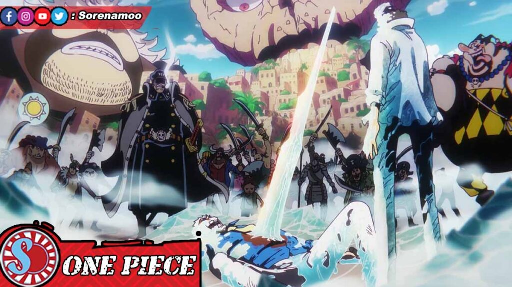 Garp vs Blackbeard One Piece Anime