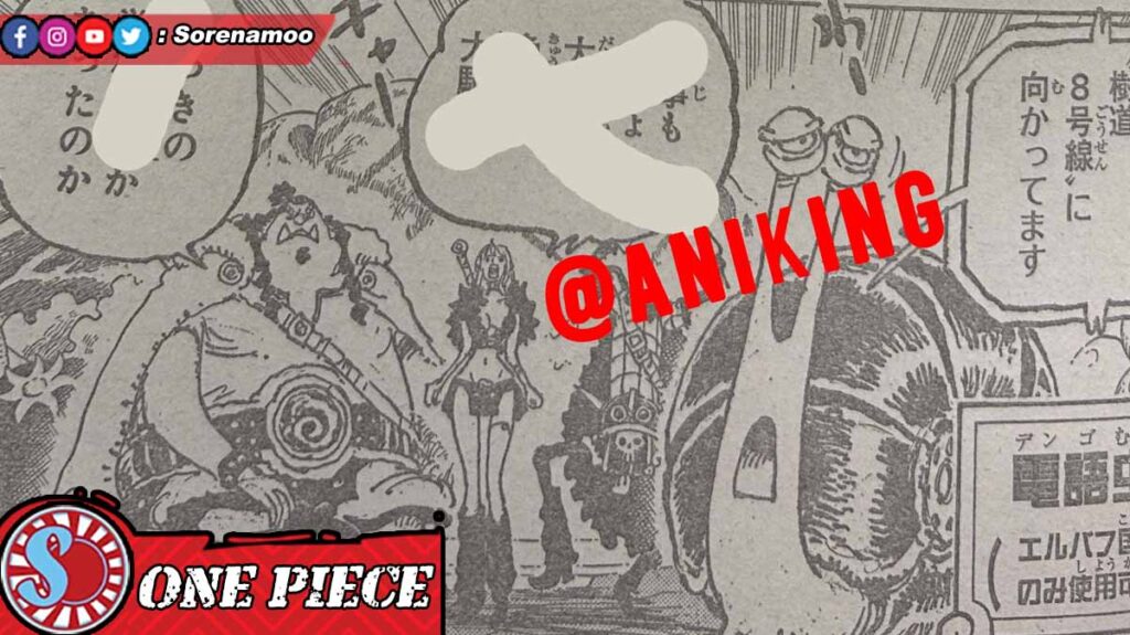 Jinbei Nami and Brook Raw Manga One Piece 1143