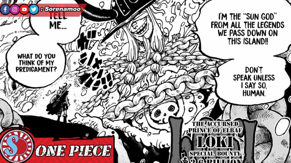 Luffy and Loki Manga One Piece