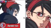 Mangekyo Sharingan Sarada Uchiha Manga Boruto Two Blue Vortex Chapter 20 Colored