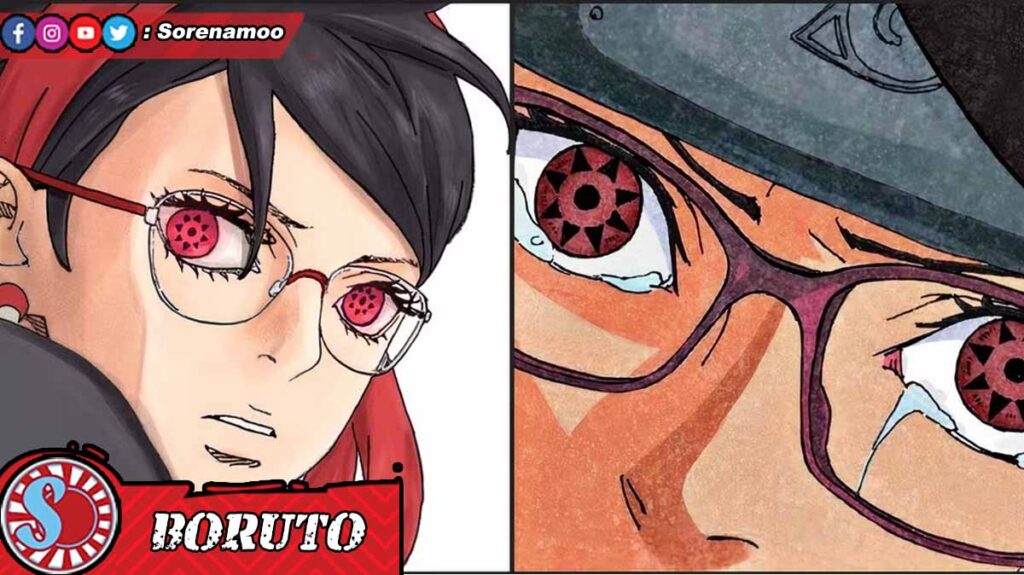 Mangekyo Sharingan Uchiha Sarada Manga Boruto Two Blue Vortex Chapter 20 Colored