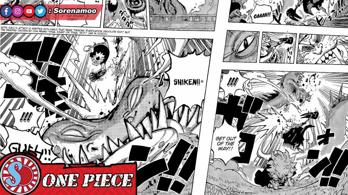 Saul and Kiba Manga One Piece Chapter 1142