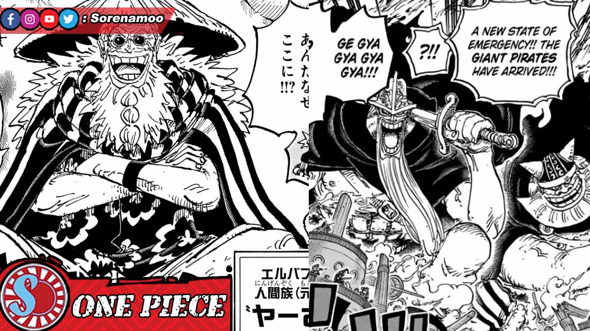 Scopper Gaban Dorry and Brogy Manga One piece