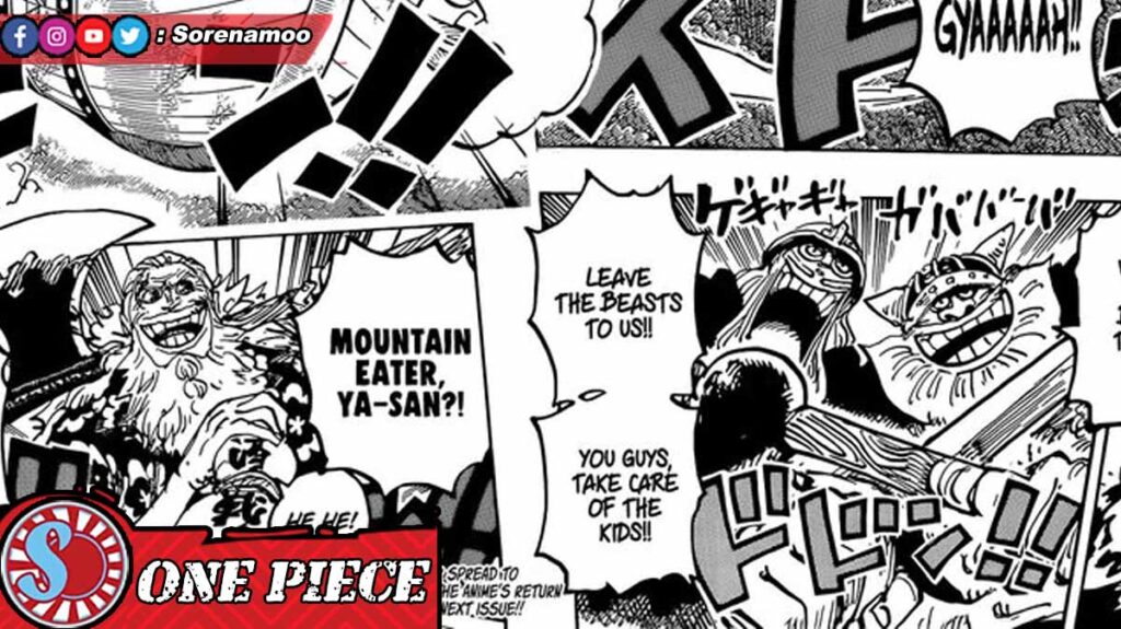 Scopper Gaban Dorry and Brogy One Piece Manga