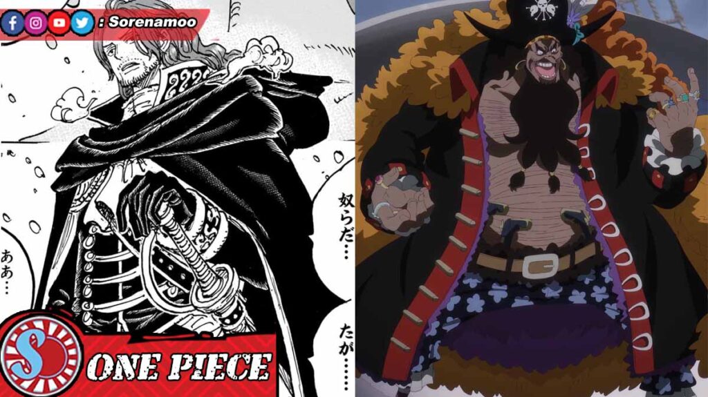 Shamrock Figarland and Blackbeard One Piece