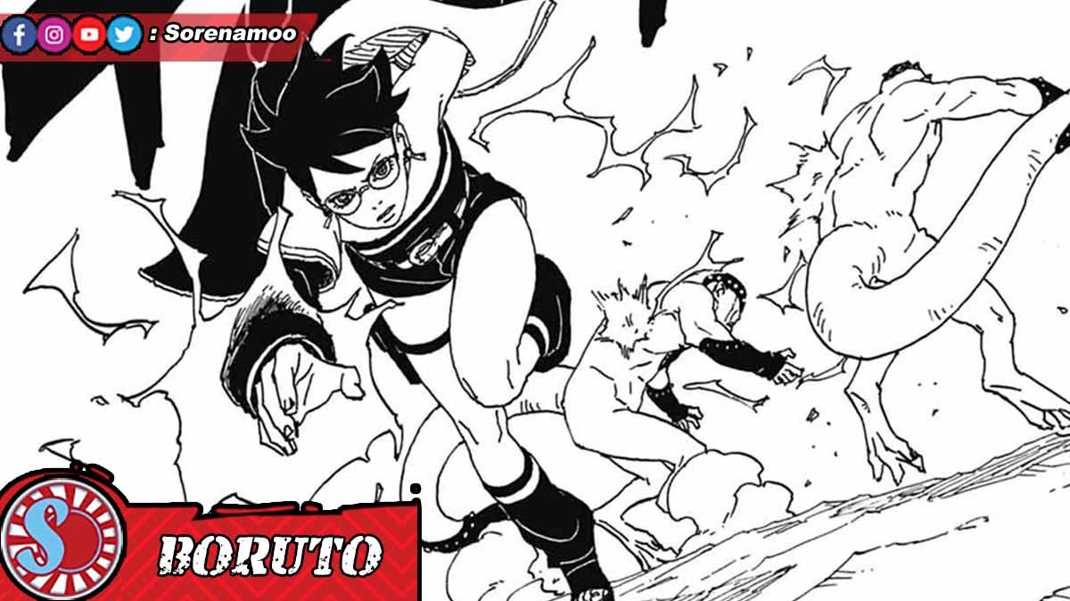 Uchiha Sarada Manga Boruto Two Blue Vortex