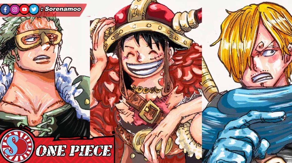Zoro Luffy and Sanji One Piece Manga