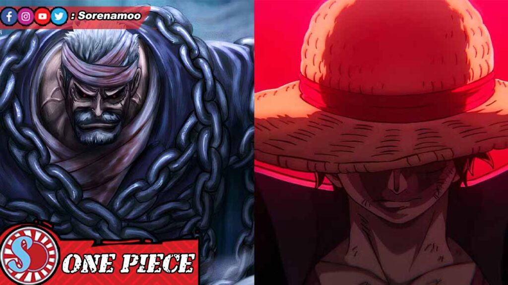 Garp and Luffy One Piece