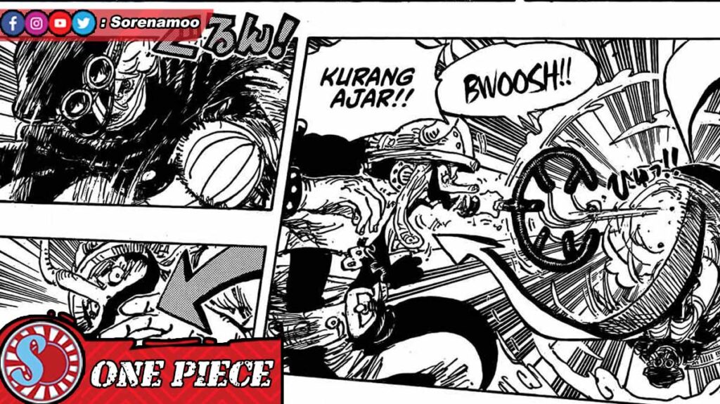 Gunko vs Usopp Manga One Piece