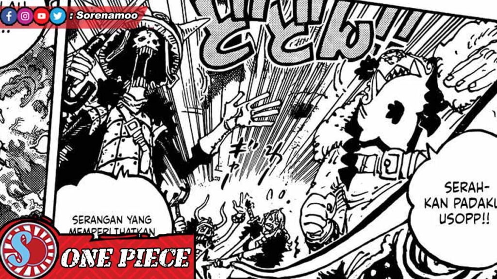 Jinbei and Brook Manga One Piece