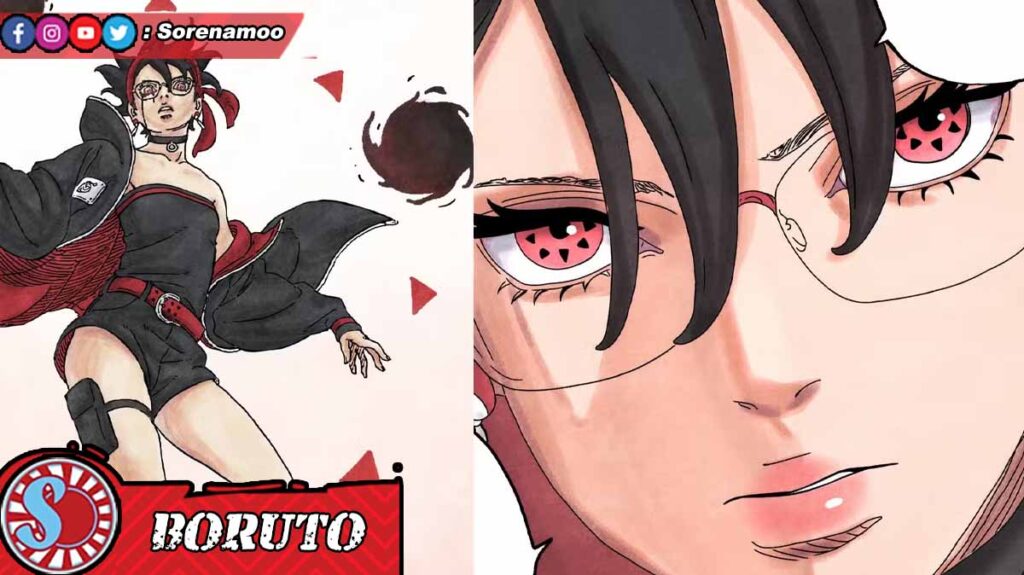 Mangekyo Sharingan Uchiha Sarada Boruto Two Blue Vortex