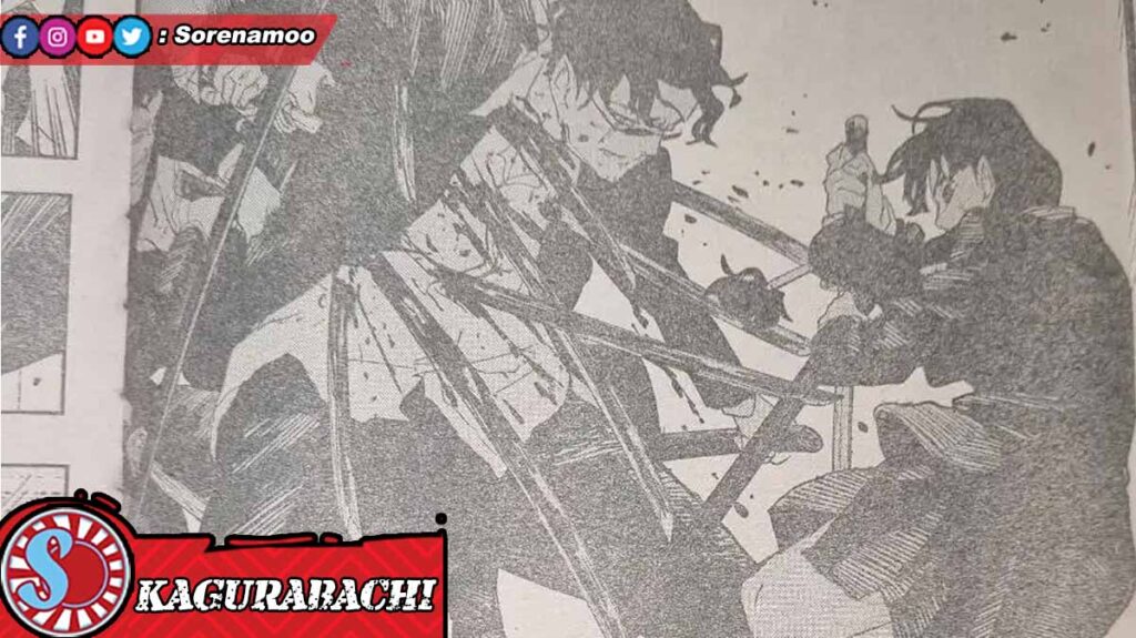 Samura and Iori Raw Manga Kagurabachi Chapter 76