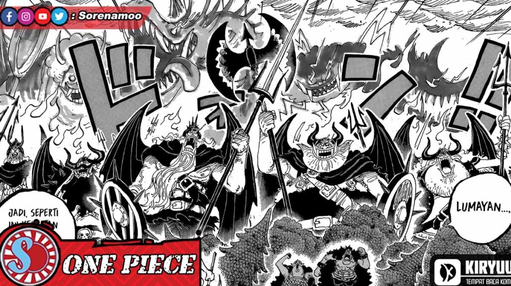 Dorry and Brogy Manga One Piece Chapter 1150