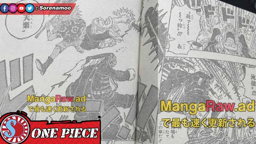Gaban vs Sommers Manga One Piece Chapter 1149