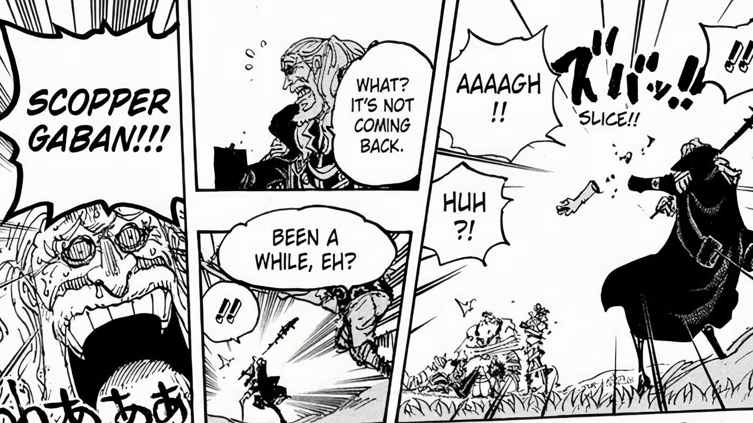 Scopper Gaban vs Sommers Manga One Piece Chapter 1148