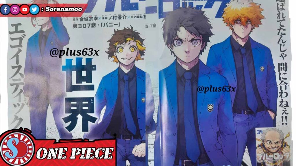 Color Spread Manga Blue Lock Chapter 307 Raw