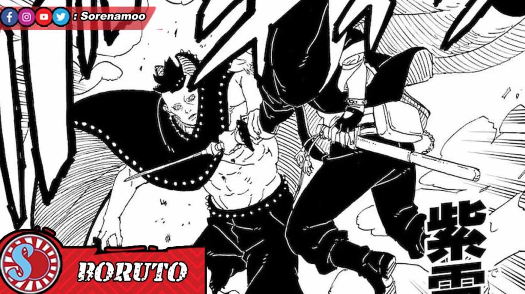 Jura vs Boruto Raw Manga Boruto Two Blue Vortex Chapter 23